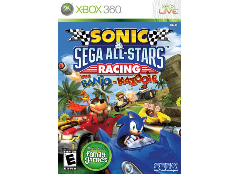 Jogo Sonic & Sega All-Stars Racing Sega Xbox 360