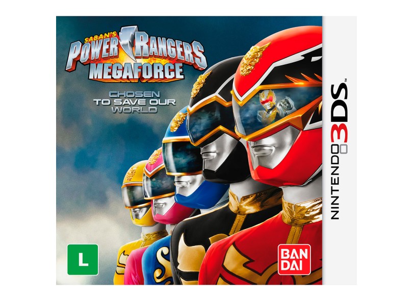 Jogo Power Rangers: Mega Force Bandai Namco Nintendo 3DS com o