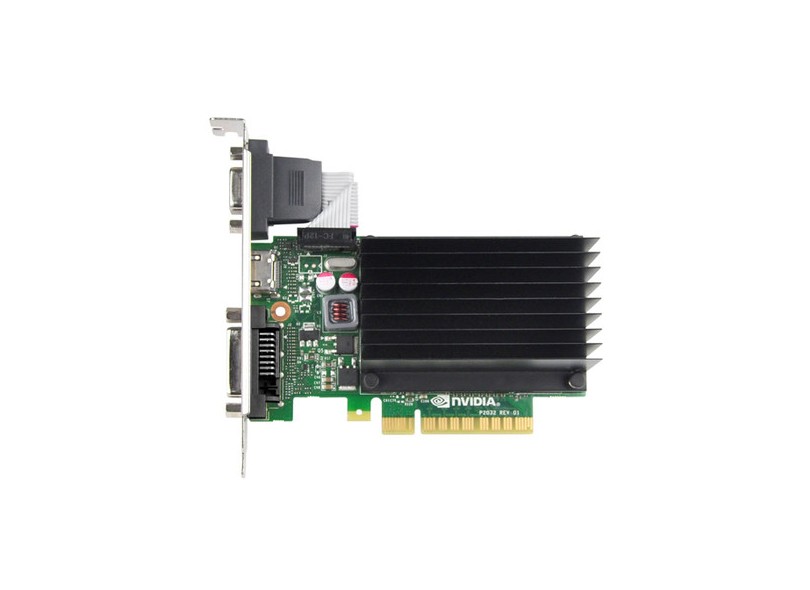 Placa de Video NVIDIA GeForce T 730 1 GB DDR3 64 Bits EVGA 01G-P3-1731-KR