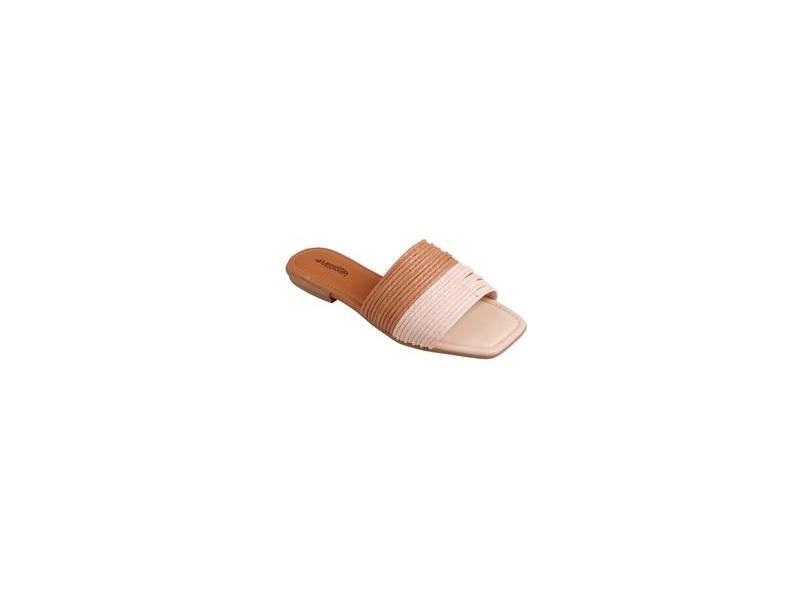 Rasteira slide feminina Mississipi Q3481 | Preto | Coutope
