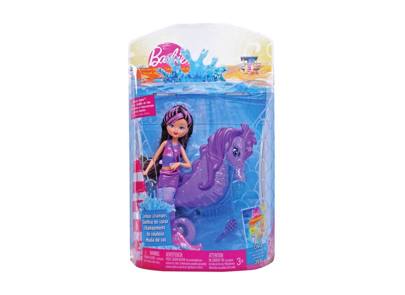 Boneca Barbie Vida de Sereia Cavalo Marinho Mattel com o Melhor Preço é ...