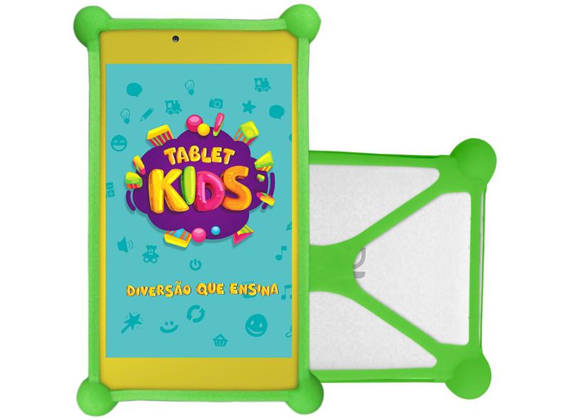 Tablet DL Eletrônicos Kids 8.0 GB TFT 7.0 " Android 7.1 (Nougat) C10