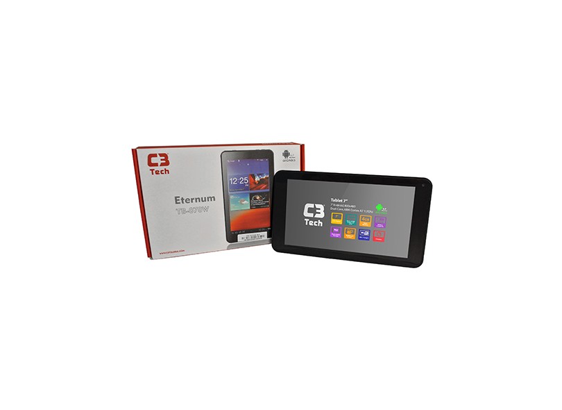 Tablet C3 Tech 4.0 GB LCD 7 " Android 4.2 (Jelly Bean Plus) TB-070