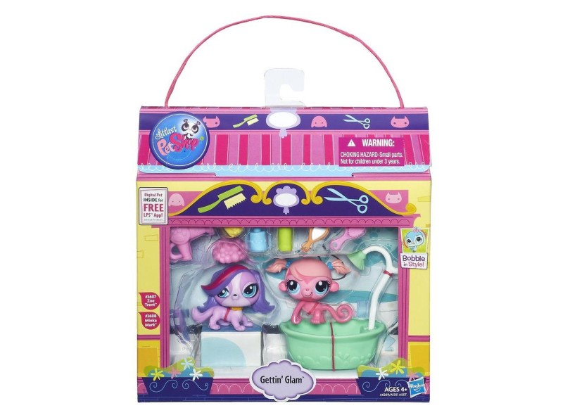 Boneca Littlest Pet Shop Zoe Trent e Minka Mark A1351/A6269 Hasbro