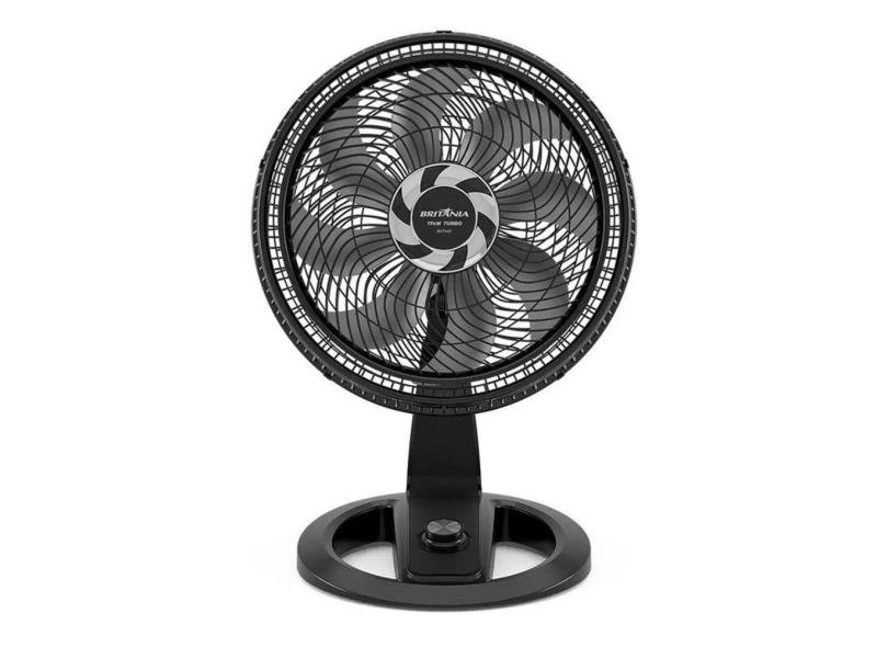 Ventilador De Mesa/Parede 8 Pás 40cm Tecnologia Maxx Force Preto 220 V