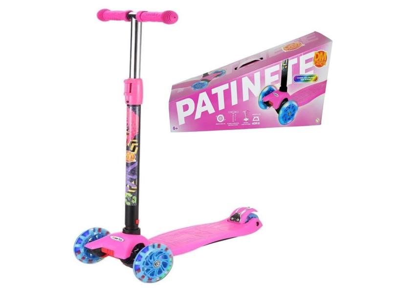 Patinete Para Crianças Até 40kg Ajustavel New Plus Dm Toys