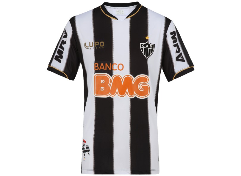 Camisa Jogo Atlético Mineiro I 2013 Ronaldinho nº 10 Lupo