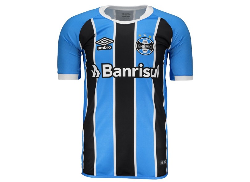 Camisa Torcedor Grêmio I 2017/18 Sem Número Umbro