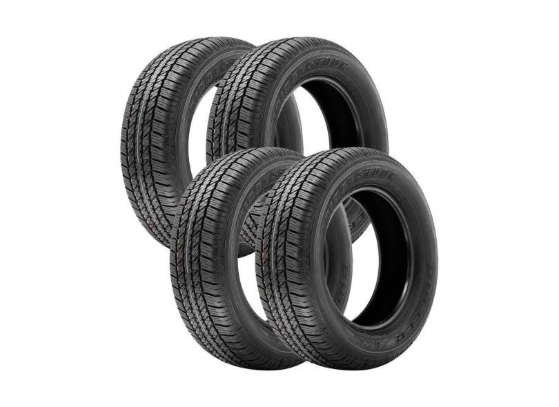 Jogo 4 Pneus Bridgestone Aro 17 Dueler H/T 684 II Ecopia 255/65R17 110T