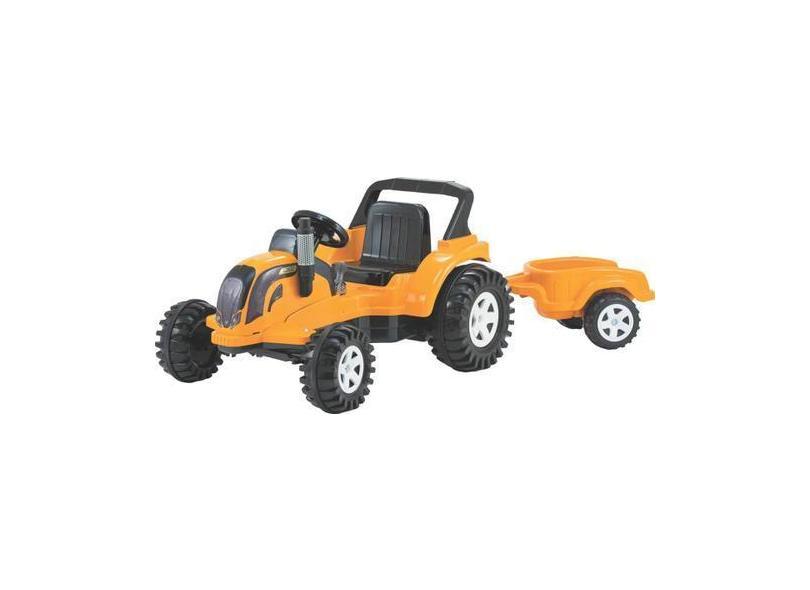 Carrinho Infantil Elétrico De Passeio 12V Big Valtra Com Caçamba Biemm