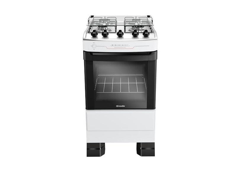 Fogão Mueller 4 bocas Branco com acendimento automático total MFI4BF