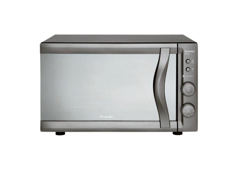 Forno Elétrico 44 Litros Sonetto Grill Espelhado Mueller Inox 110v