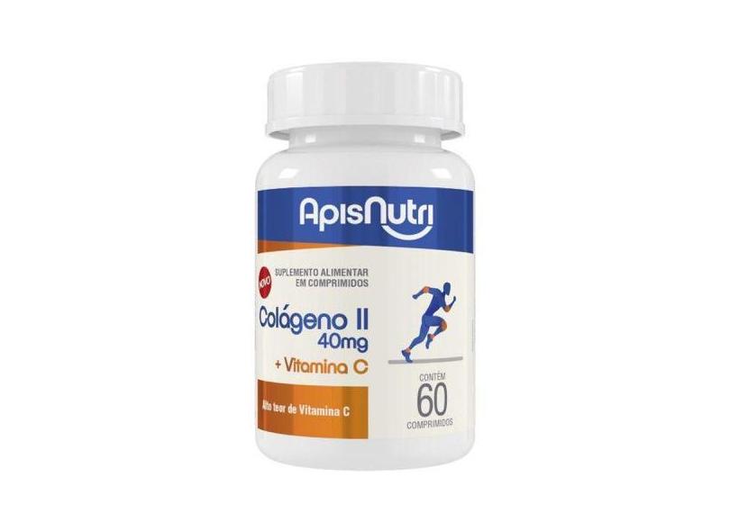 Colágeno Tipo Ii + Vitamina C 500Mg (60 Caps) - Padrão: Único - Apisnu