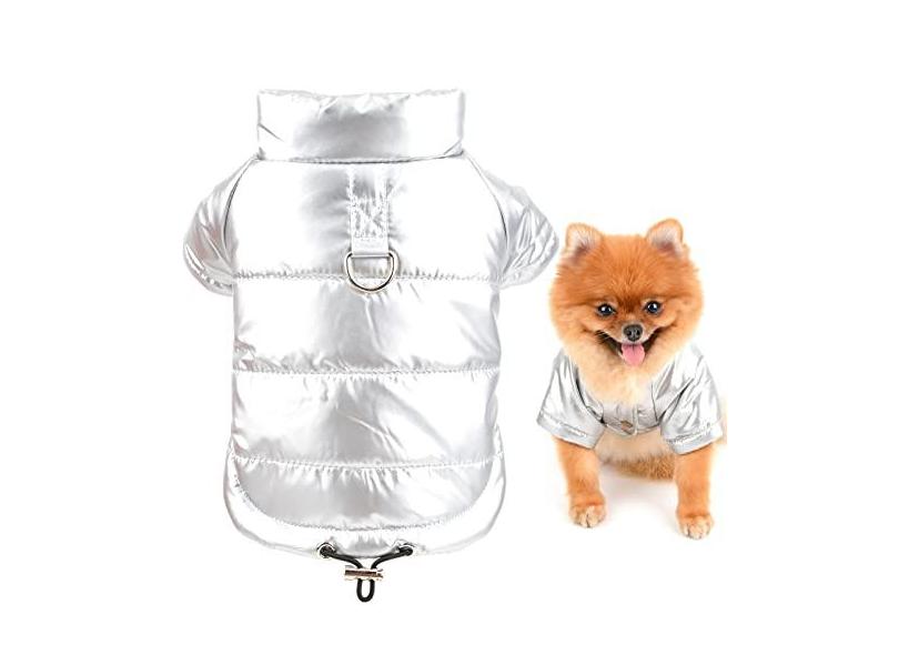 Pyjama Chaud Pour Petit Chien - Doublure Polaire, Couvre 4 Pattes, Avec Anneau En D (Tailles XS à XL)