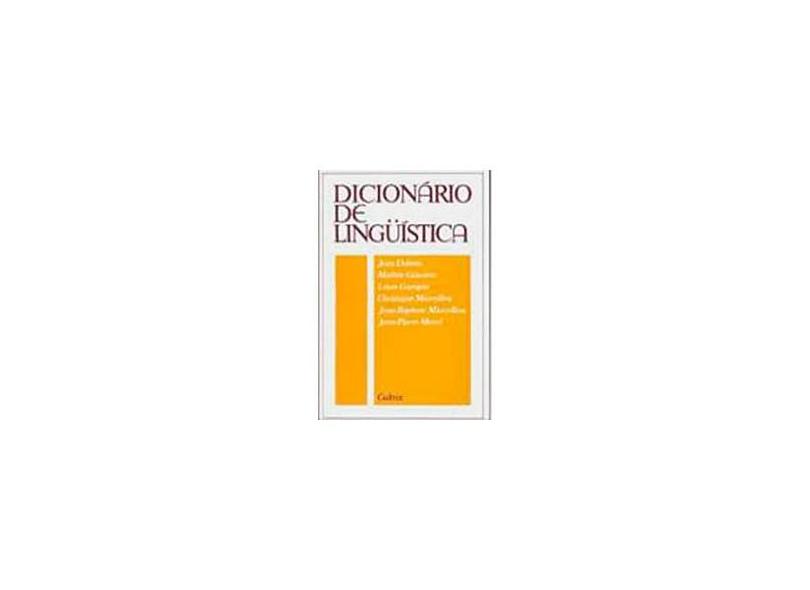 Dicionario de Linguistica - Dubois, Jean - 9788531601231