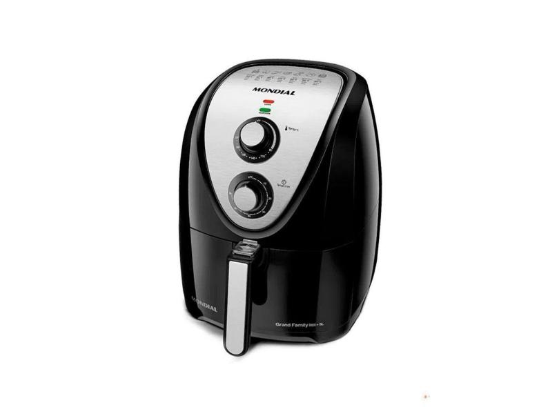Fritadeira Air Fryer 5 Litros 1900w Mondial Preto/inox 110V