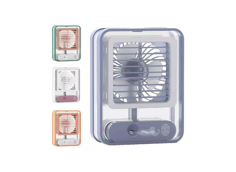 Ventilador Umidificador Led Usb 3 Velocidades - Branco - Relet