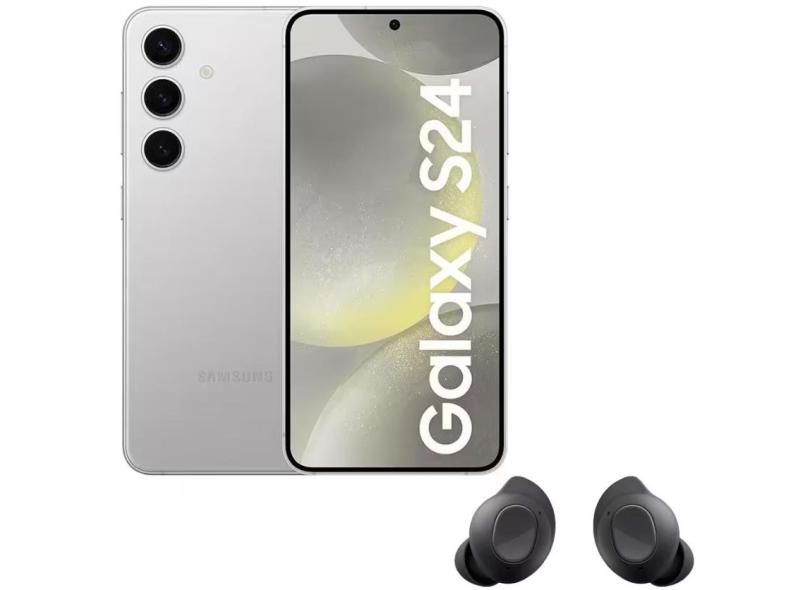 Kit Smartphone Samsung Galaxy S24 5G 128GB + Fone de Ouvido Galaxy Buds FE