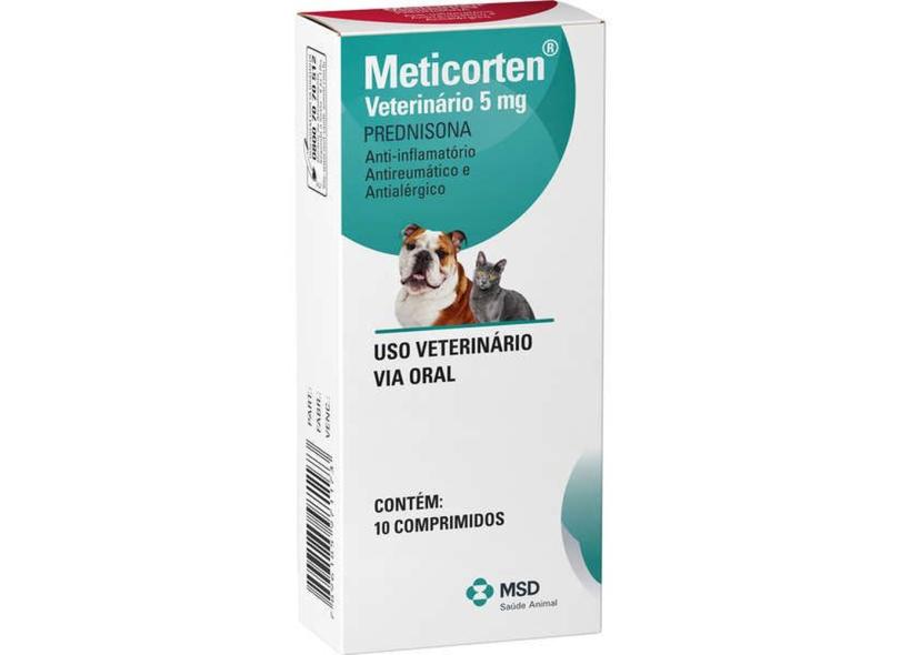 Anti-Inflamatório MSD Meticorten 5mg 10 Comprimidos com o Melhor Preço ...