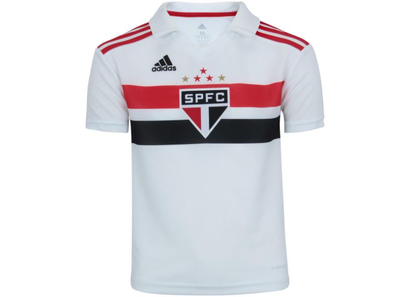 Camisa Torcedor Infantil São Paulo I 2018/19 Adidas