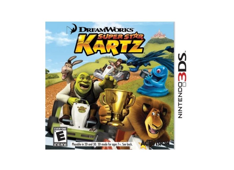Jogo Super Star Kartz DreamWorks Nintendo 3DS
