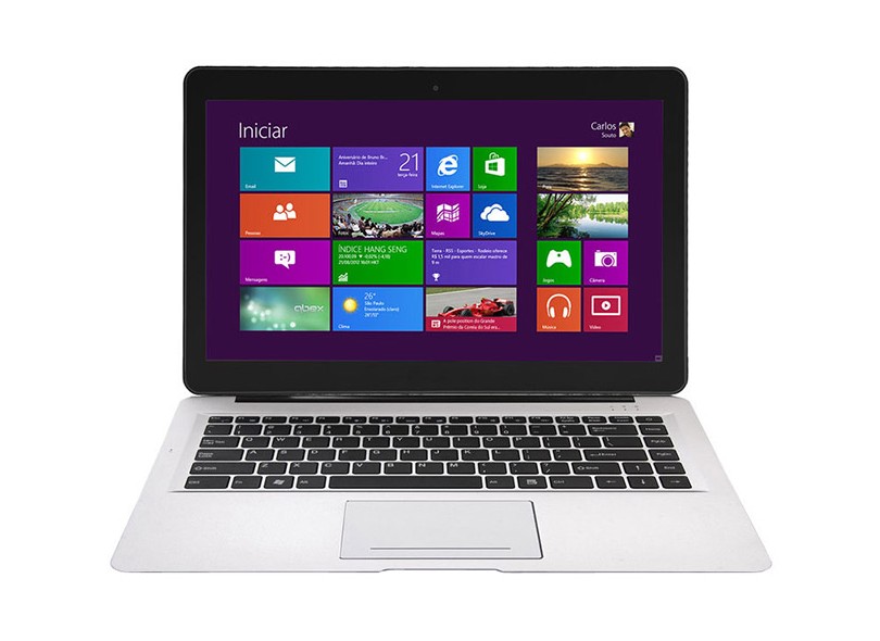 Ultrabook Qbex Intel Core i3 3217U 3ª Geração 4 GB 320 GB Touchscreen 14" Windows 8