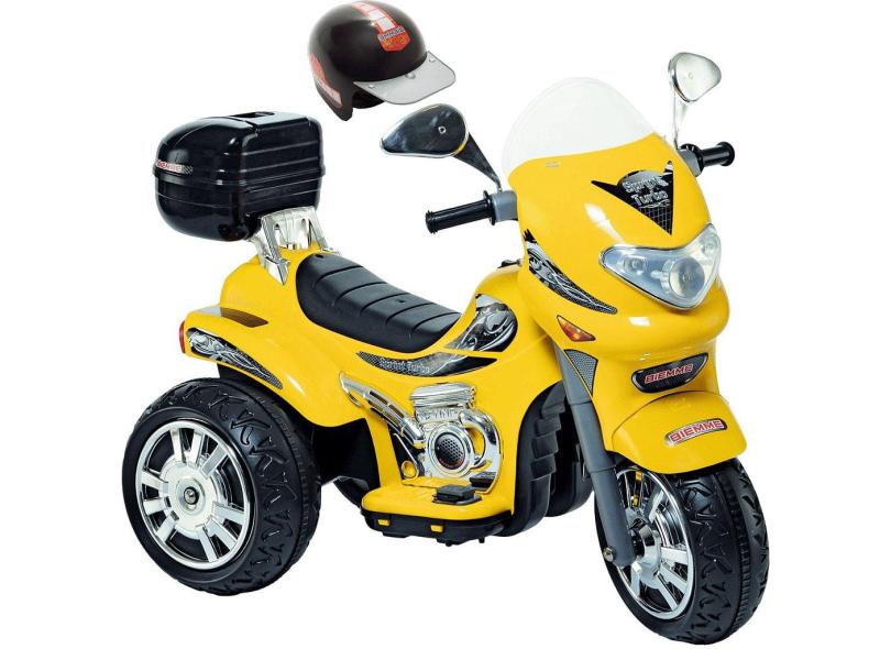 Carrinho De Passeio Elétrico Triciclo Sprint Turbo - Biemme - Amarelo