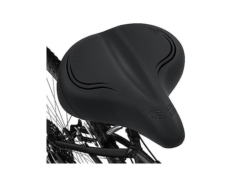 Assento de bicicleta grande compatível com Peloton Bike & Bike+, almofada larga de substituição para bicicleta Peloton ou bicicleta ergométrica, selim de bicicleta para mulheres e homens, acessórios