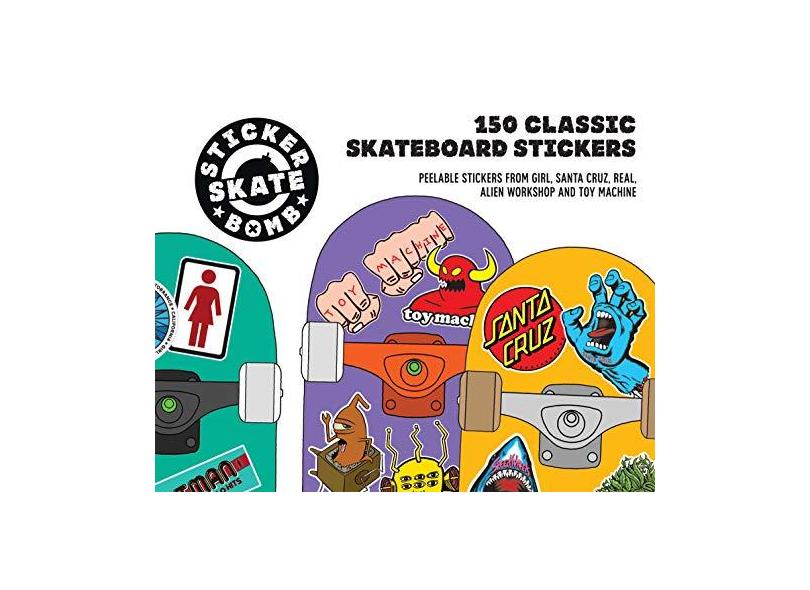 Stickerbomb Skateboard: 150 Classic Skateboard Stickers - Studio Rarekwai (srk) - 9781780674124