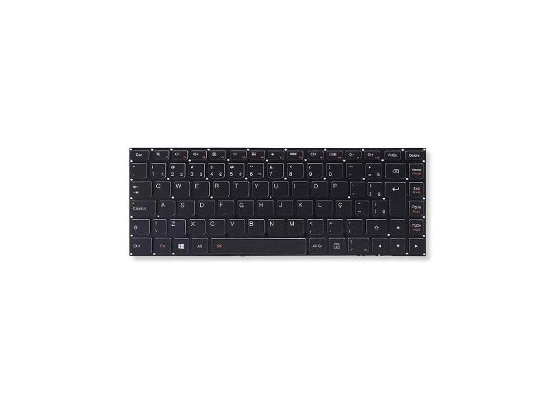 Teclado para Notebook bringIT compatível com Lenovo Part Number MP-12W
