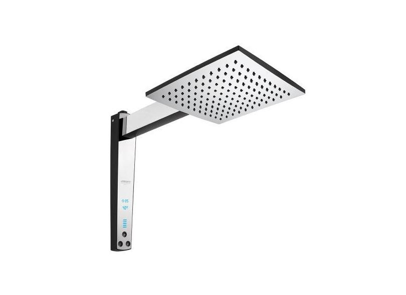 Chuveiro Luxo Acqua Century Digital Preto E Cromado 7500W 220V Lorenze