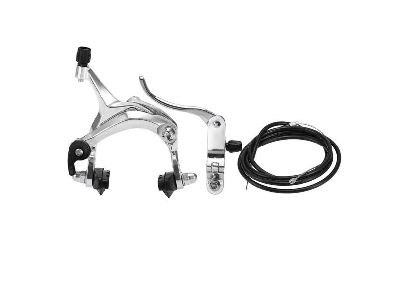 Hosioe Frente/Traseira Fixie Kit De Freio Da Bicicleta Road Bike Cruiser Conjunto De Freio Da Bicicleta Pinça De Freio Kit Side Pull Brake Set