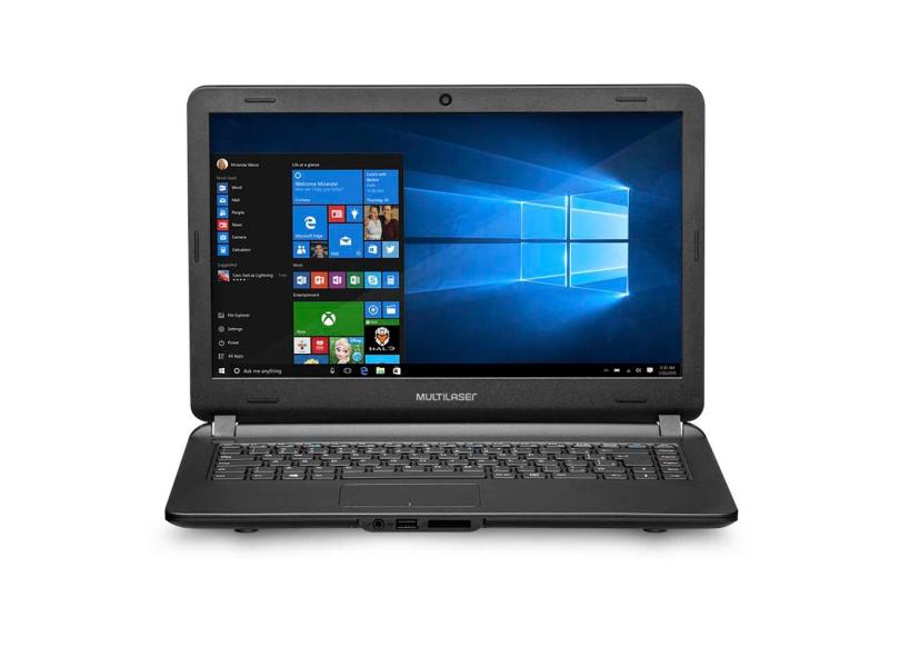 Notebook Multilaser Intel Core i3 5005U 5ª Geração 4GB de RAM SSD 120 GB 14" Windows 10 Urban PC400
