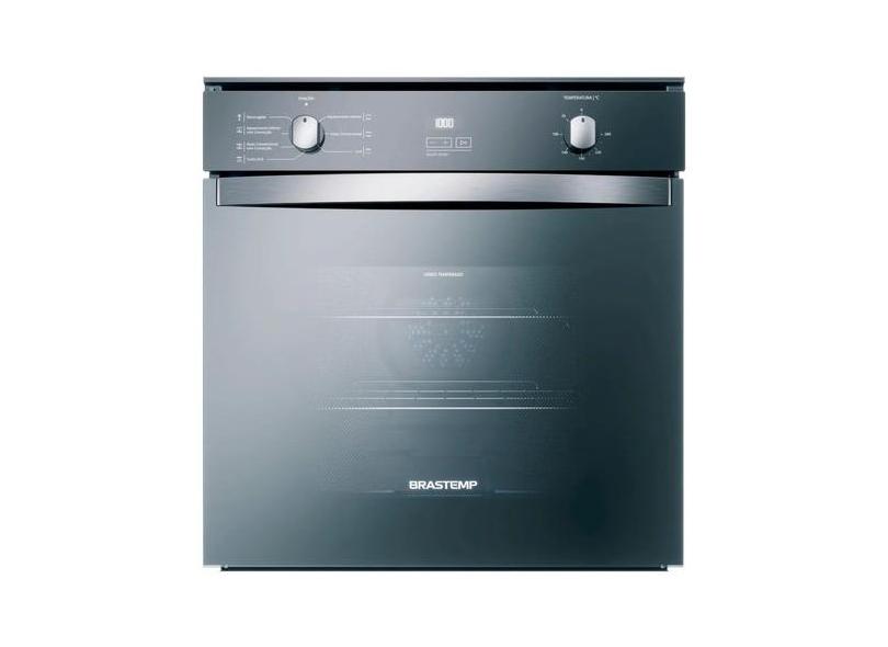 Forno Elétrico De Embutir Brastemp 84 Litros Inox 220v Boc84 BOC84