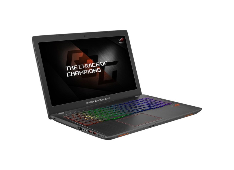 Notebook Asus ROG Intel Core i7 7700HQ 16 GB de RAM 1024 GB Híbrido 128.0 GB 15.6 " GeForce GTX 1050 Ti Windows 10 GL553VE-FY156T