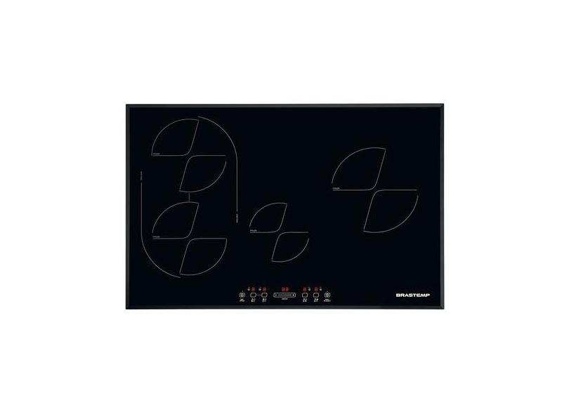 Cooktop Brastemp BDJ77AEBNA 4 Bocas Acendimento Superautomático em