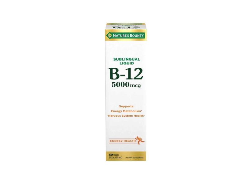 B12 SUBLINGUAL 5000mcg - 59ml - NATURE`S BOUNTY com o Melhor Preço é no ...