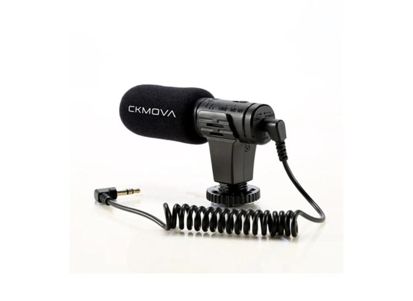 Microfone Condensador para DSLR e Smartphone CKMova VCM3