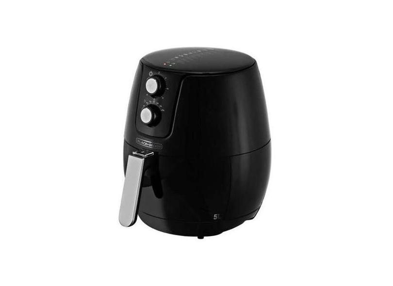 Fritadeira Elétrica Sem Oléo Black Decker  5 Litros Preta - Black & De