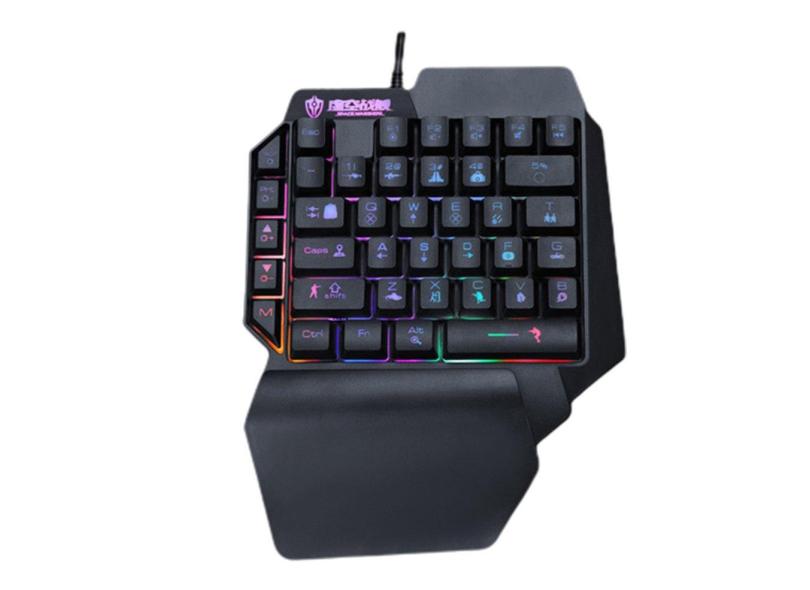 Teclado mecânico para jogos Uno Dio Mini portátil de 35 teclas