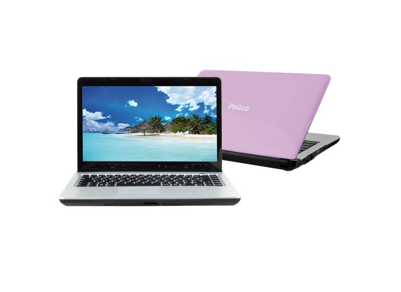 Notebook Philco Intel Celeron 847 2 GB de RAM HD 320 GB LED 14" Linux 14L-R1023LM