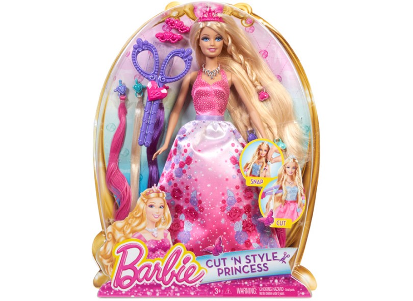 Boneca Barbie Princesa Penteado Mágico Mattel
