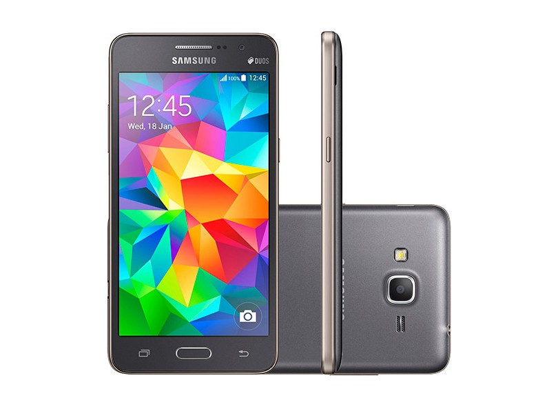 Smartphone Samsung Galaxy Gran Prime Duos G530H 2 Chips 8GB Android 4.4 (Kit Kat) 3G Wi-Fi