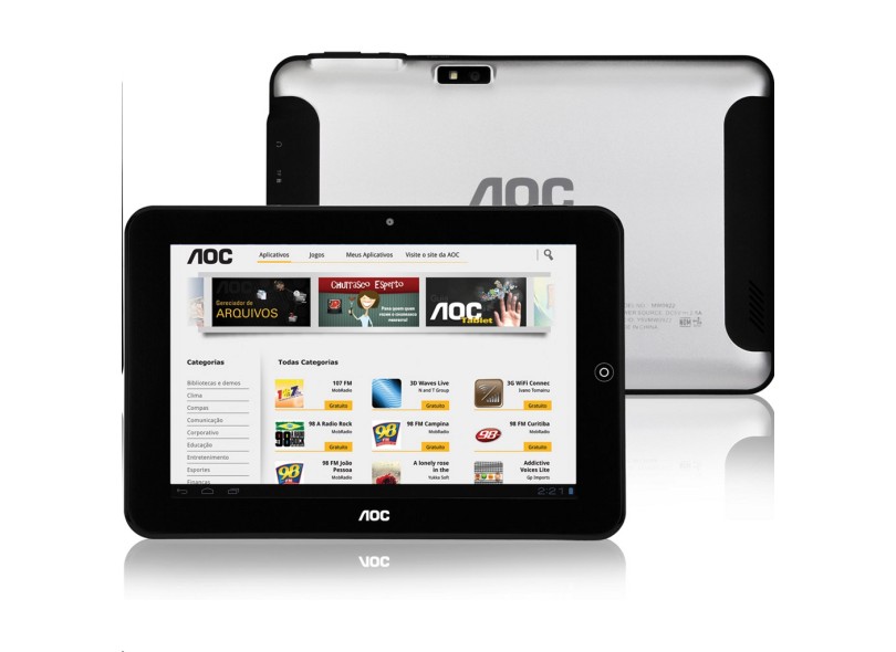 Tablet AOC Breeze 16 GB LCD 9" Android 4.0 (Ice Cream Sandwich) 5 MP MW0922