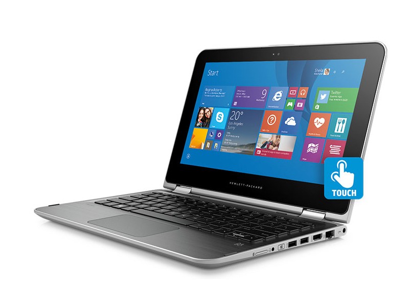 Notebook Conversível HP Pavilion x360 Intel Core i5 6200U 4 GB de RAM HD 500 GB LED 13.3 " Touchscreen Windows 10 Home 13-S103BR