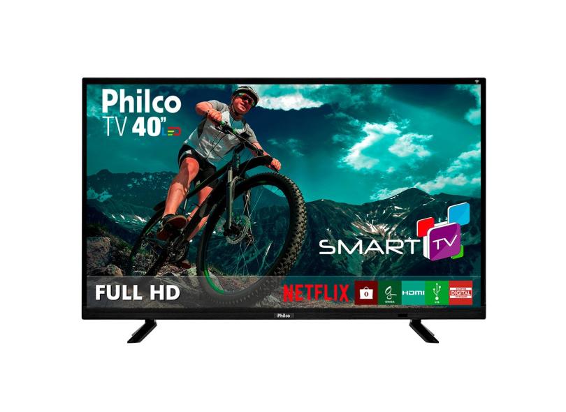 Smart TV TV LED 40" Philco Full HD Netflix PTV40E21DSWN 2 HDMI
