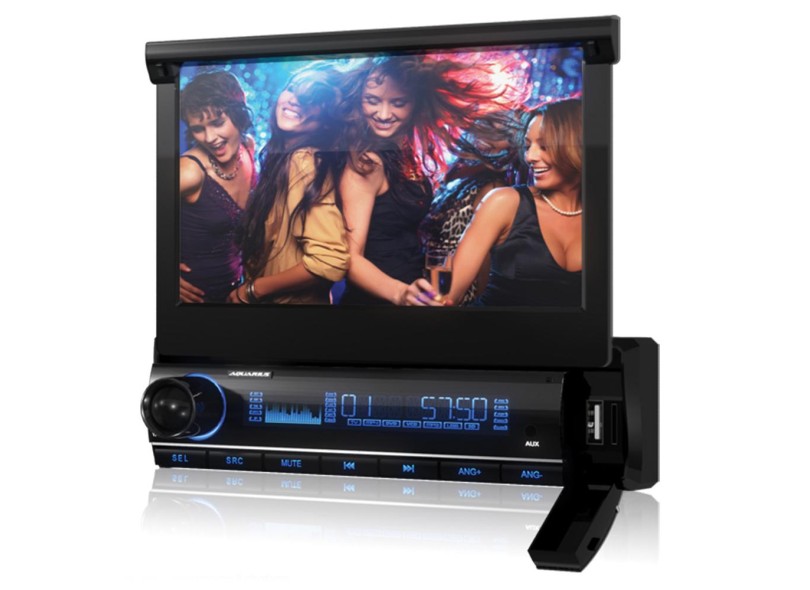 DVD Player Automotivo Aquarius Tela Touchscreen 7" USB DPA-3001