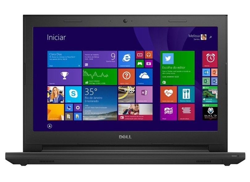 Notebook Dell Inspiron 3000 Intel Core i5 4210U 4ª Geração 8GB de RAM HD 1 TB LED 14" GeForce 820M Windows 8.1 Inspiron 14