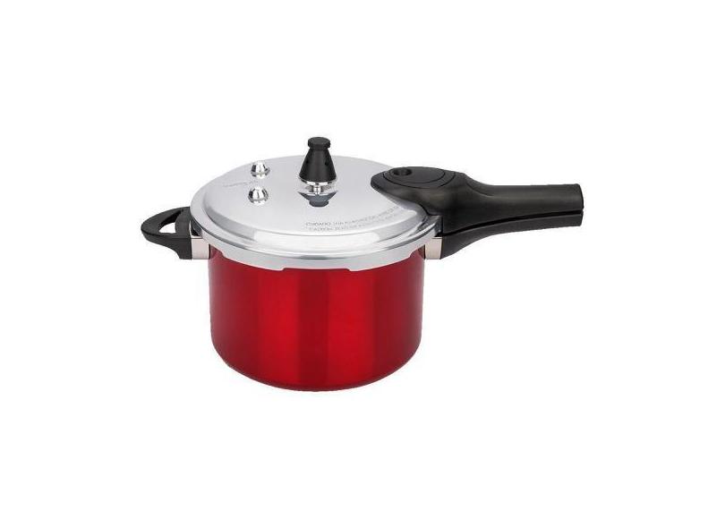 Panela De Pressão Brinox 4,2L Vermelha - Fechamento Externo Pressure 4