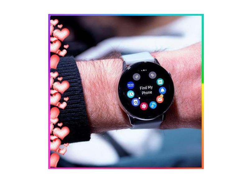 Relogio Smartwatch Presente Super Mãe Feminino Branco Redondo Whatsapp